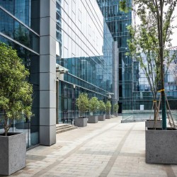 Beton Kare Saksı 100x100x100cm