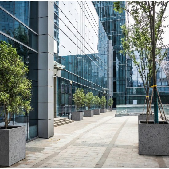 Beton Kare Saksı 100x100x100cm