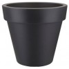 PURE ROUND 40 cm ANTRASİT Saksı