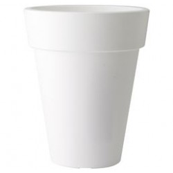 PURE ROUND 35 cm BEYAZ Saksı