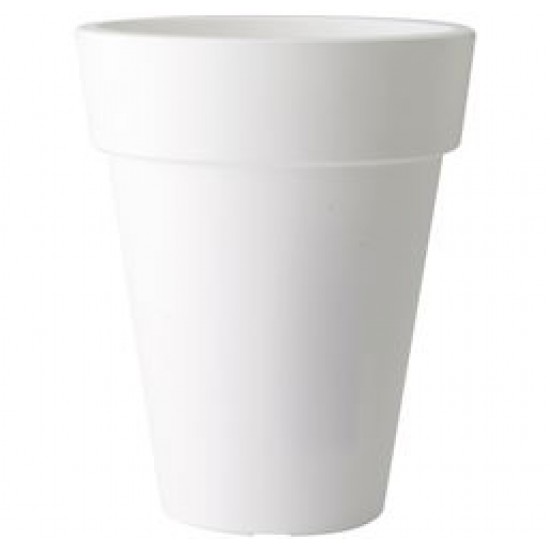 PURE ROUND 35 cm BEYAZ Saksı