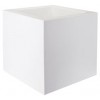 PURE SQUARE 40 CM TEKERLEKLİ SAKSI BEYAZ