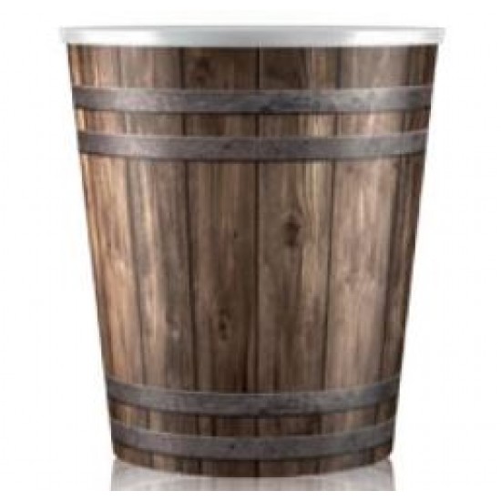 Teku Ahşap Desenli Dekoratif Saksı MDF17-6   WATERWICK SAKSI