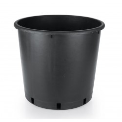 25 Litre Yuvarlak Siyah Saksı 365x330mm - 500 Adet