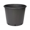 35 Litre Yuvarlak Siyah Saksı 425x350mm - 500 Adet