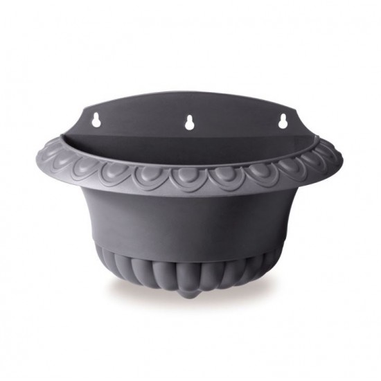 Duvar Saksısı - VERSAILLES WALL BASKET 36 cm ANTRASİT