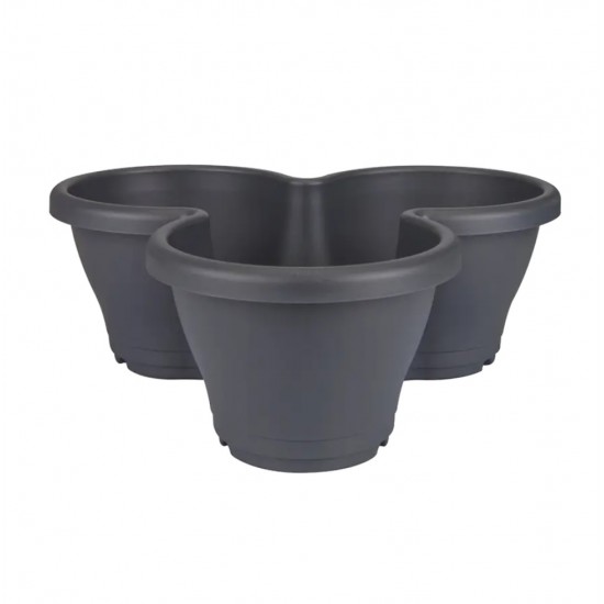 Elho Üçlü Saksı - CORSICA VERTICAL GARDEN ANTRASİT