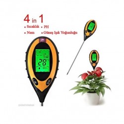 TOPRAK NEMİ-PH-IŞIK-SICAKLIK ÖLÇER