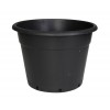 55 Litre Yuvarlak Siyah Saksı 485x400mm - 100 Adet