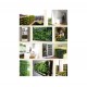 Dikey Bahçe Saksı – Beyaz – 65x19x57cm