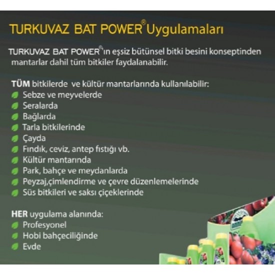 Organik Sıvı Yarasa Gübresi - Turkuvaz Bat Power 20 Litre
