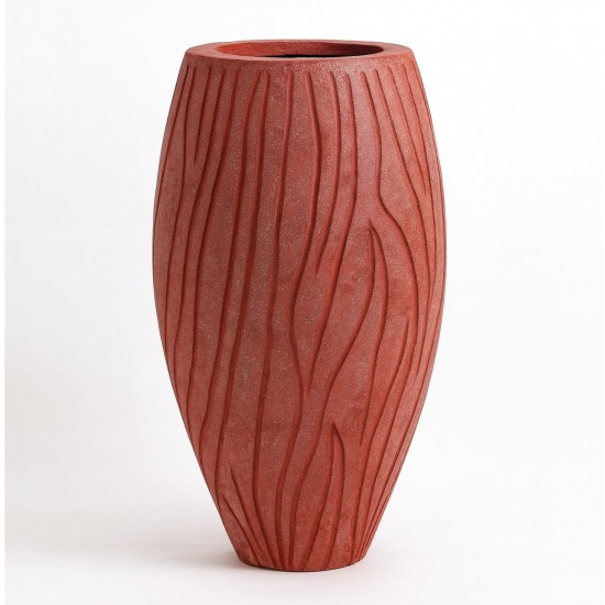 Büyük Dekoratif Beton Saksı 30x49x72