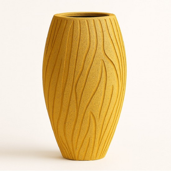 Büyük Dekoratif Beton Saksı 30x49x72