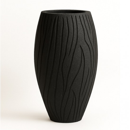 Büyük Dekoratif Beton Saksı 30x49x72